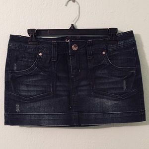 50%off offer | Lei dark denim mini skirt
